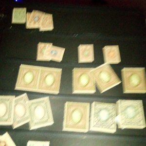 Russia eagle crest stamps and zar